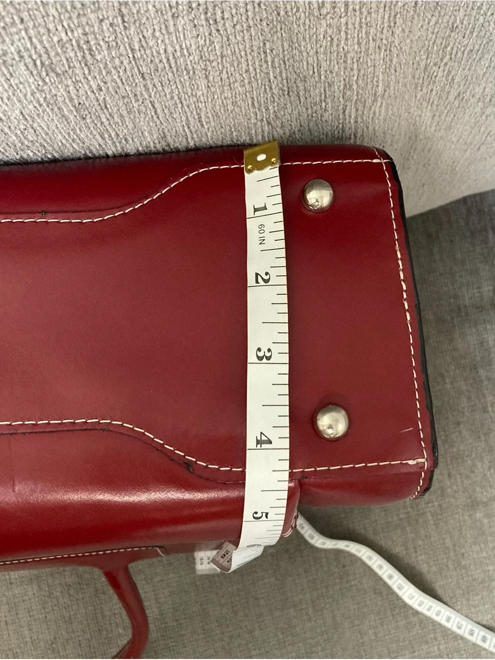 Women's McKlein Burgundy Leather Laptop Tote Bag - Structured Work Bag
